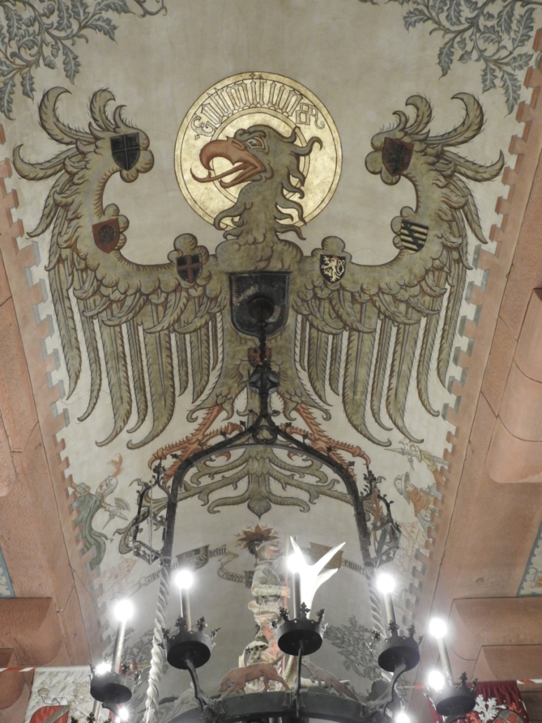 De Duitse Adelaar op het plafond van de banketzaal