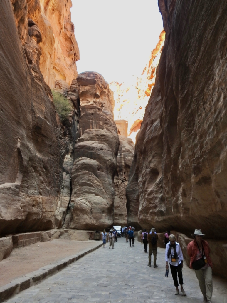 Door de Siq, de toegang tot Petra