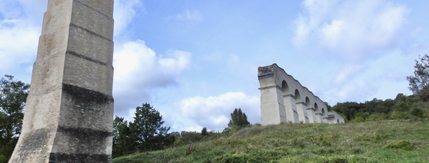 verloren in het landschap